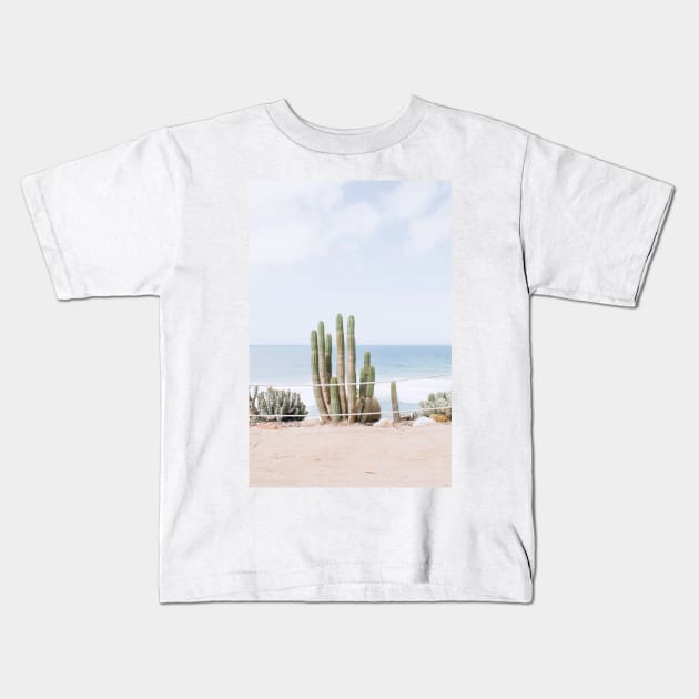 Where Desert Meets the Sea Kids T-Shirt by moonandcat